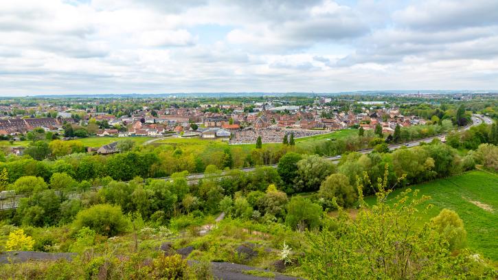 Noyelles vu du haut du terril