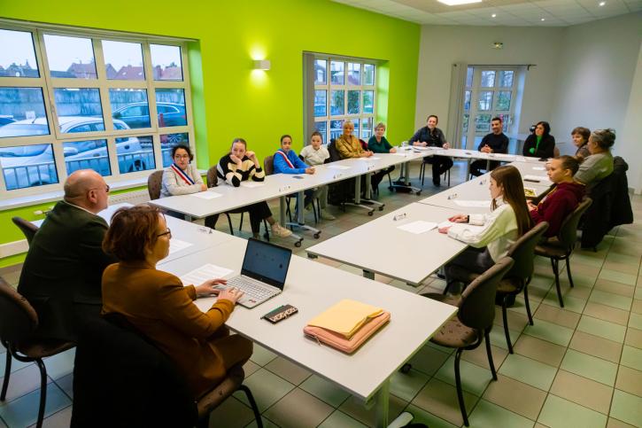 Le CMJ soumet des projets à Alain ROGER et à Sandra BLANCHARD
